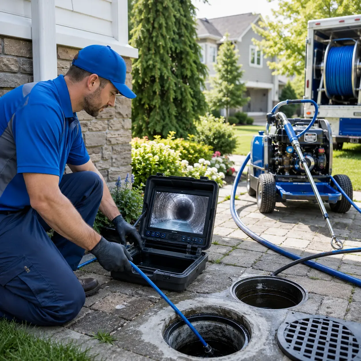 Outdoor drain cleaning professionals serving Perryopolis, PA